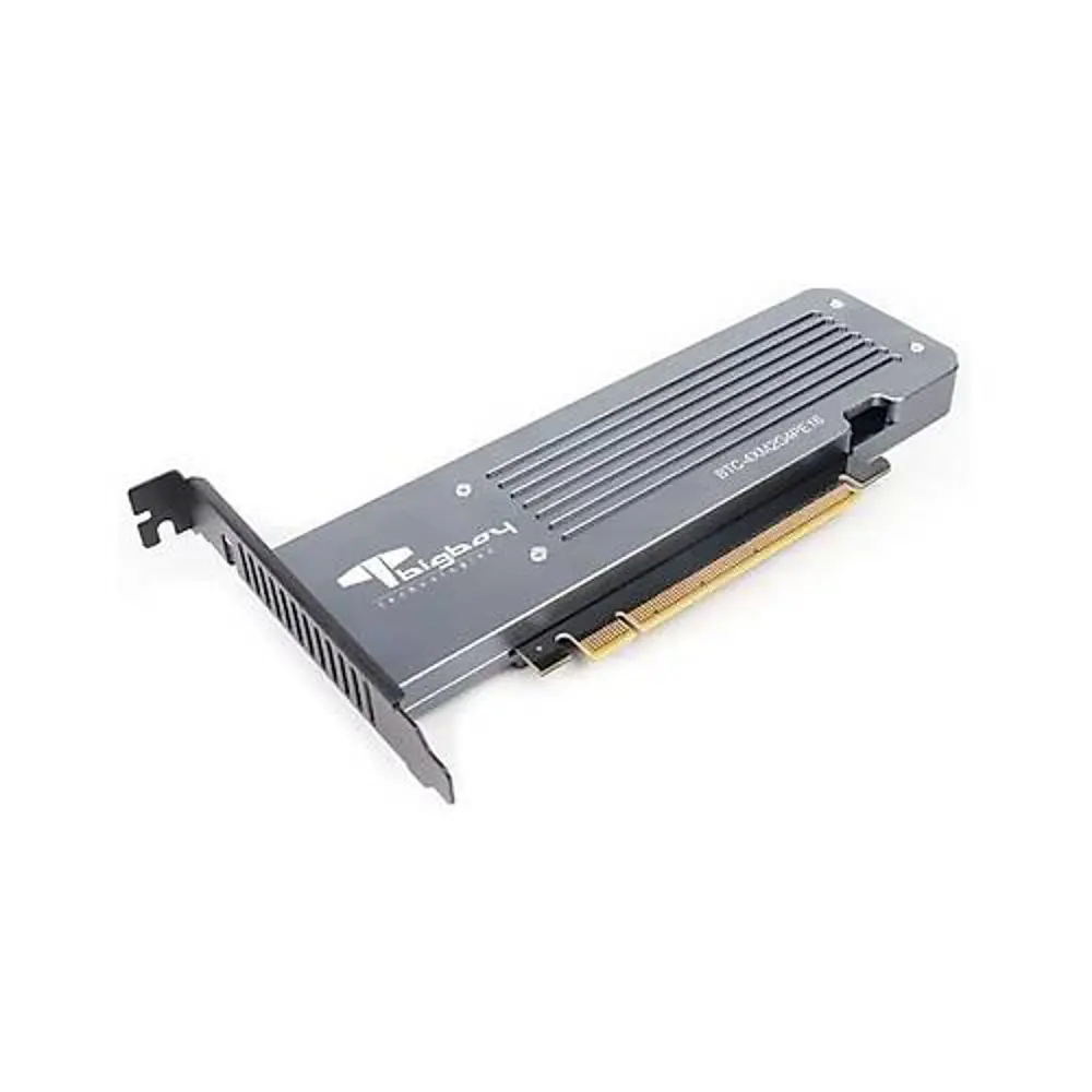 BTC-PE4MX16G4 PCIe 4.0 x4 M.2 x16 Soğutuculu 4xNVMe Çevirici Ünit