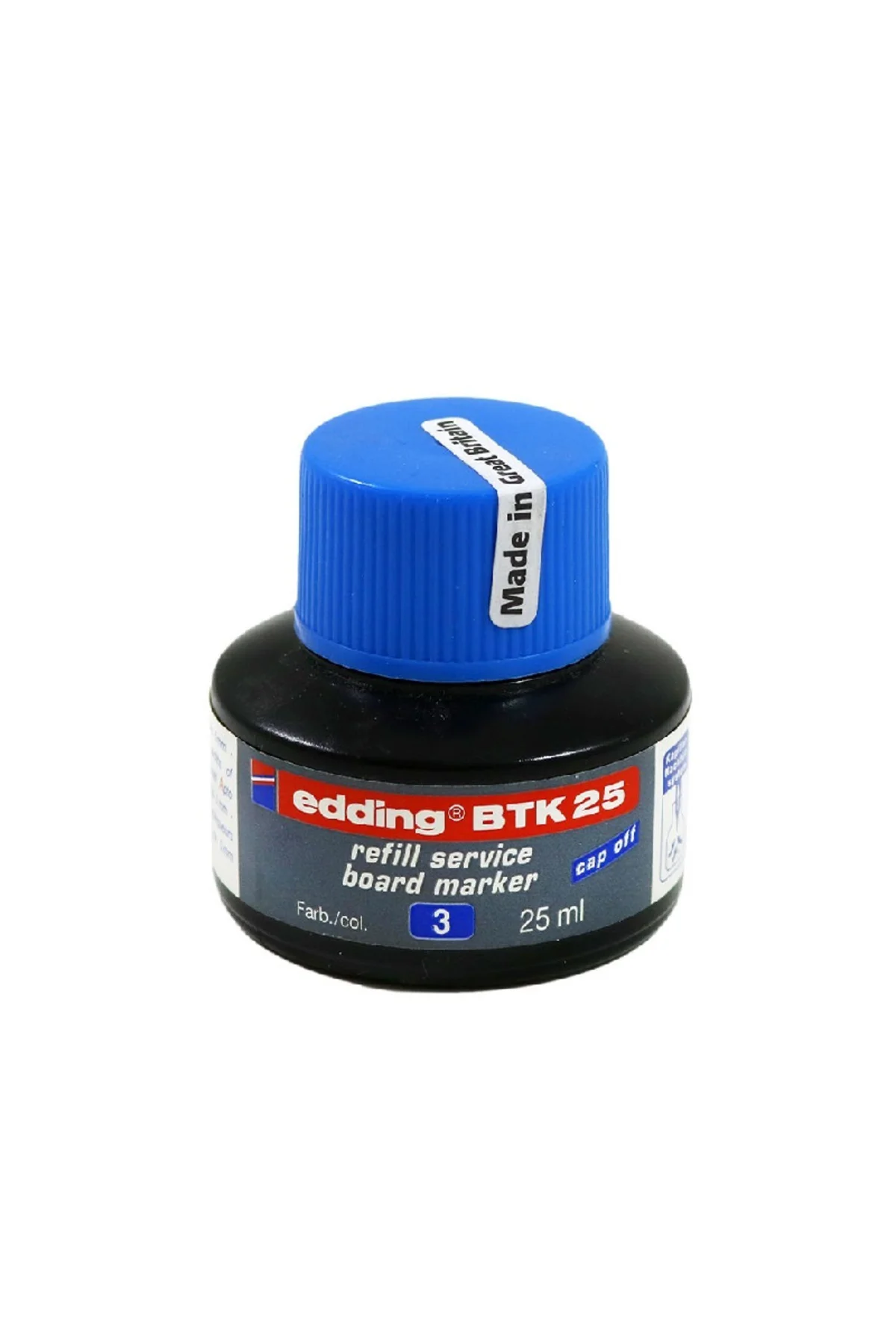 BEYAZ TAHTA MÜREKKEBİ 25 ML E-BTK25 MAVİ