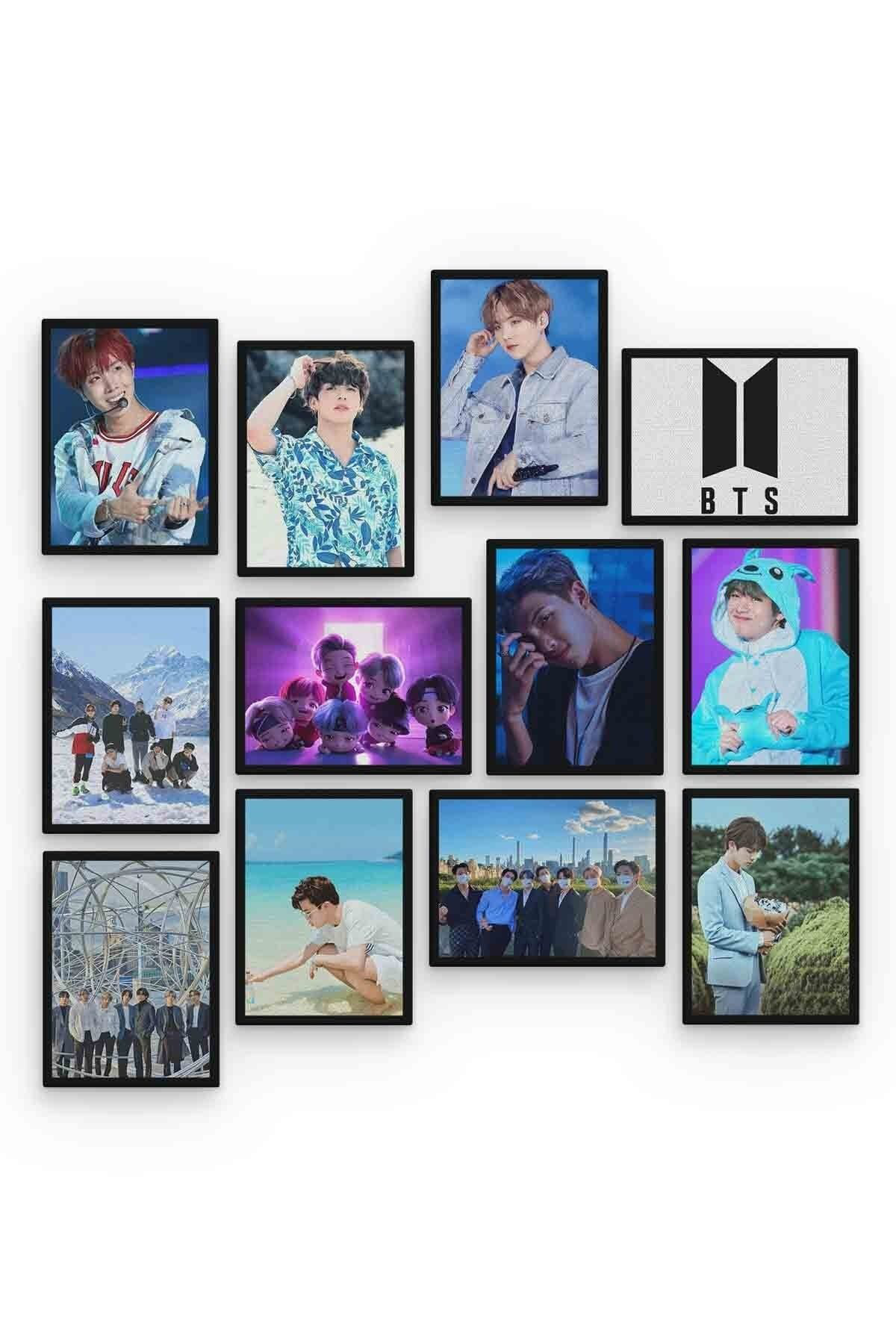 Bts 12 Parça Mdf Ahşap Tablo Ofis Boyu 