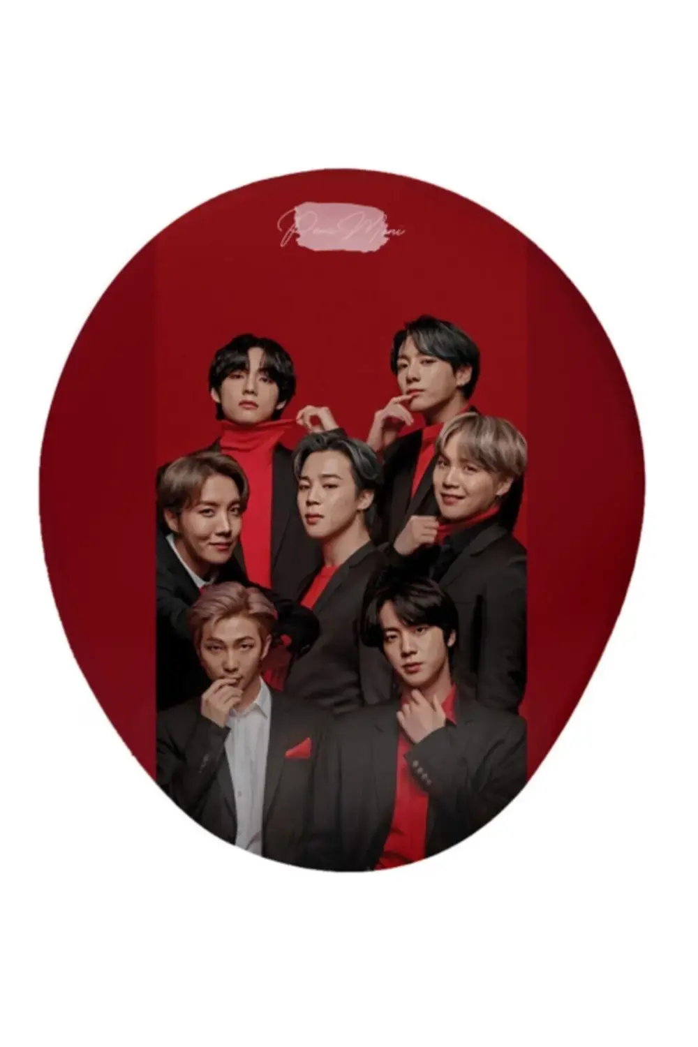 Bts Baskılı Bilek Destekli Mouse Pad