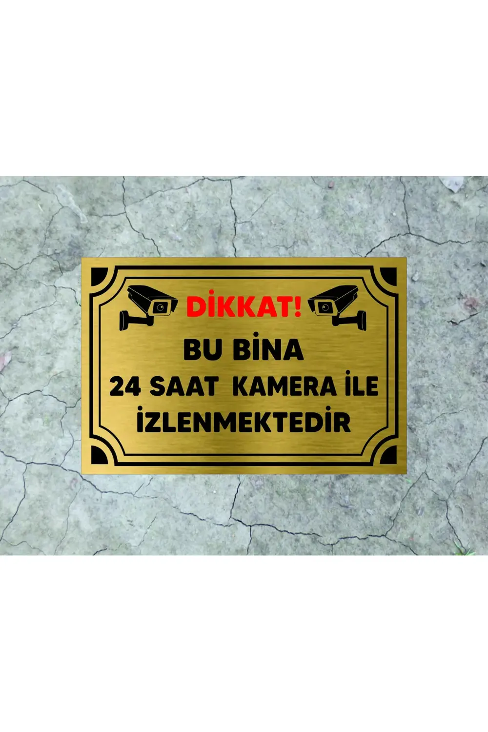 BU BİNA KAMERA İLE İZLENMEKTEDİR LEVHASI METAL 20 X 30 CM Fiyatı, Yorumları ve Özellikleri