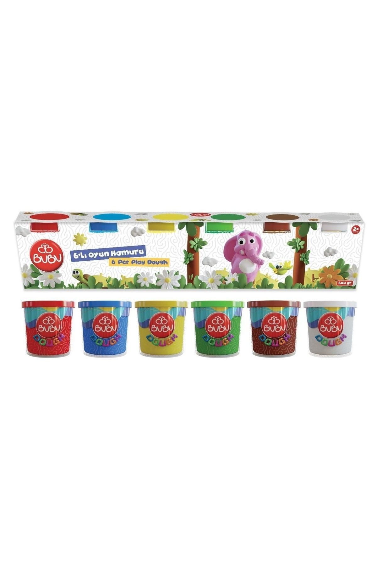 Bu-bu Büyük Boy 6'lı Oyun Hamuru (6x100gr)
