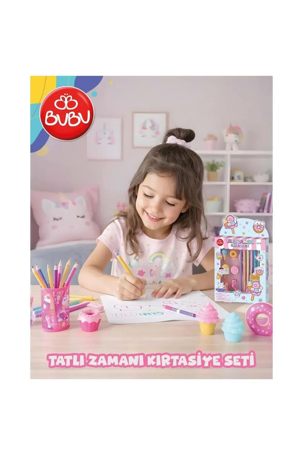 Bu-Bu Kırtasiye Seti Tatlı Zamanı