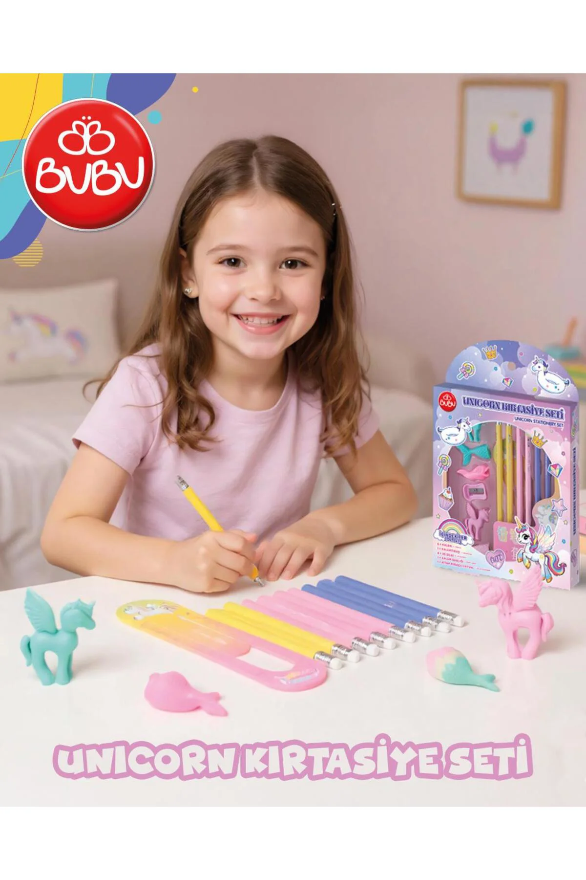 Bu-Bu Kırtasiye Seti Unicorn