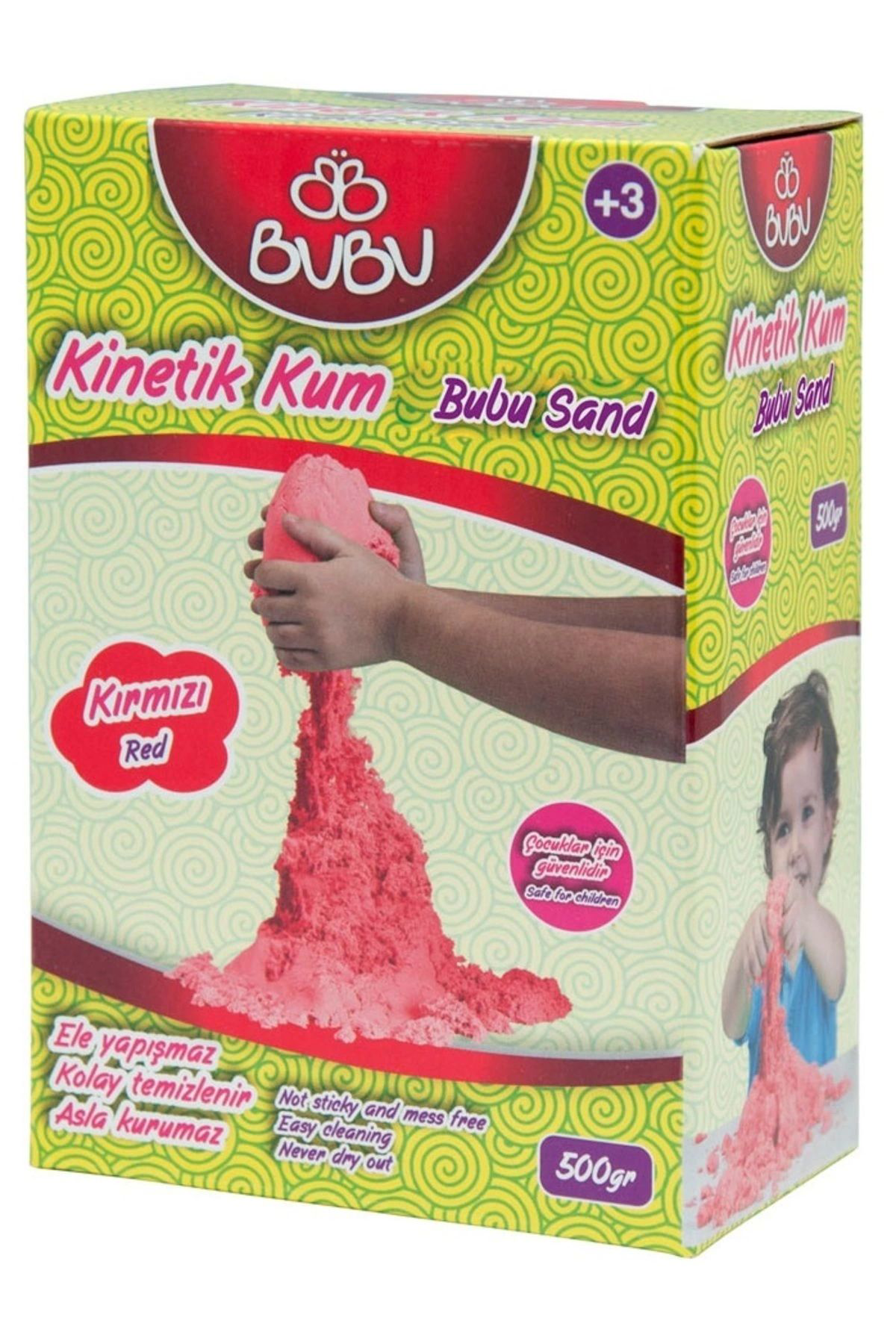 Bubu Bu-Bu Oyun Kumu 500 Gr.Kirmizi - Ku0006
