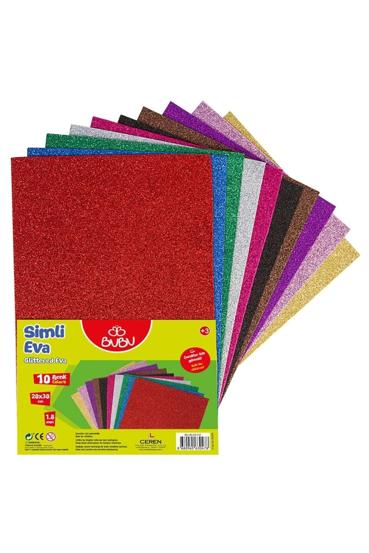 BU- BU SİMLİ EVA 20*30 CM 10 RENK