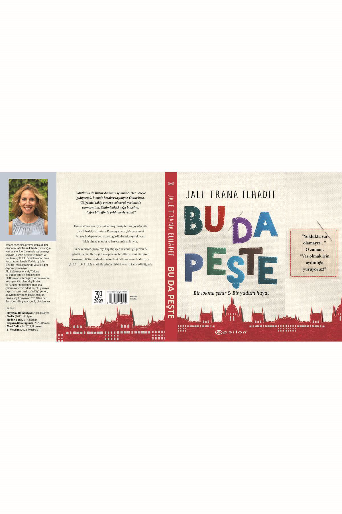 Epsilon Yayınevi Bu Da Peşte - Bir Lokma Şehir & Bir Yudum Hayat - Jale Trana Elha