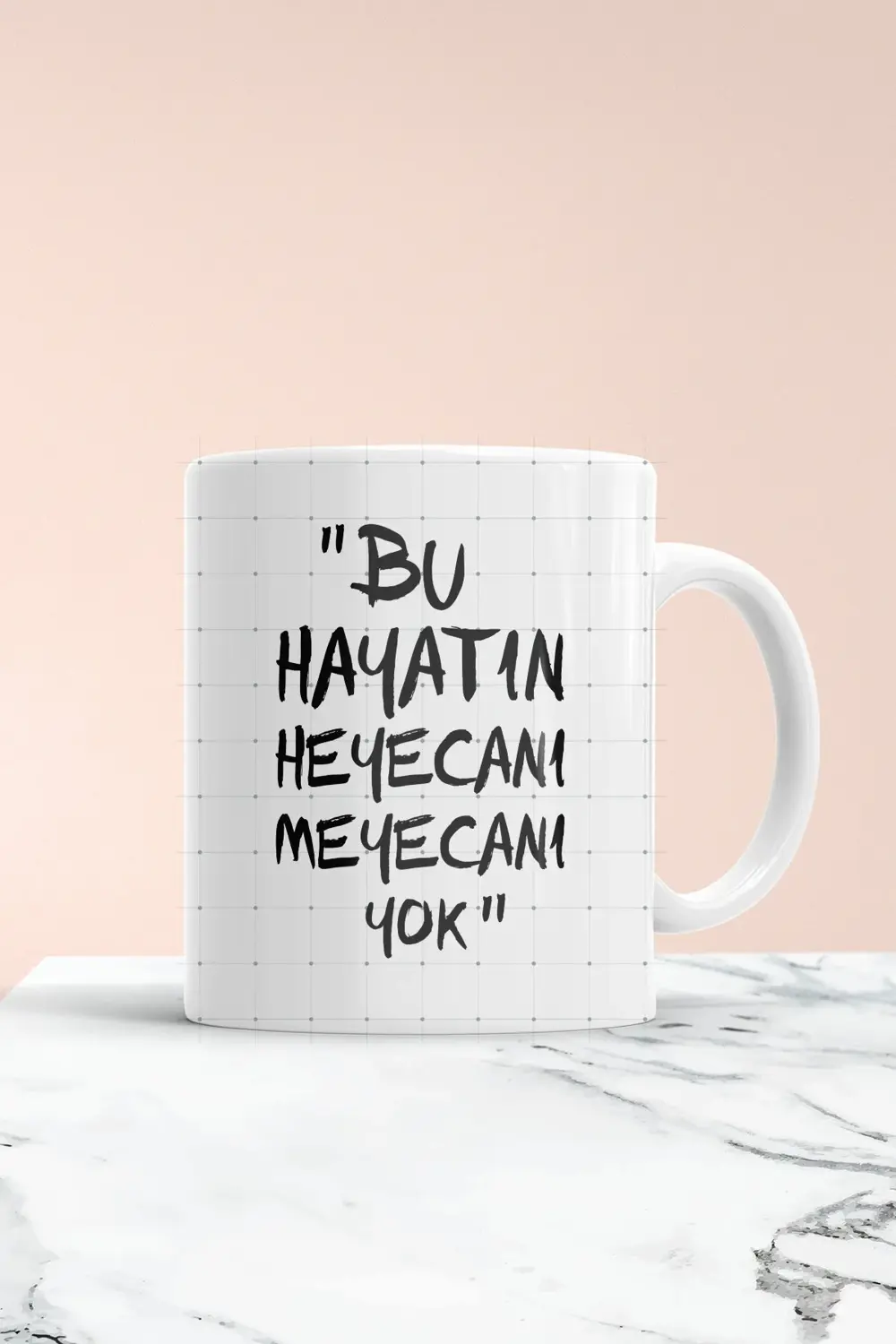 Bu Hayatın Heyecanı Yok Baskılı Kupa Bardak