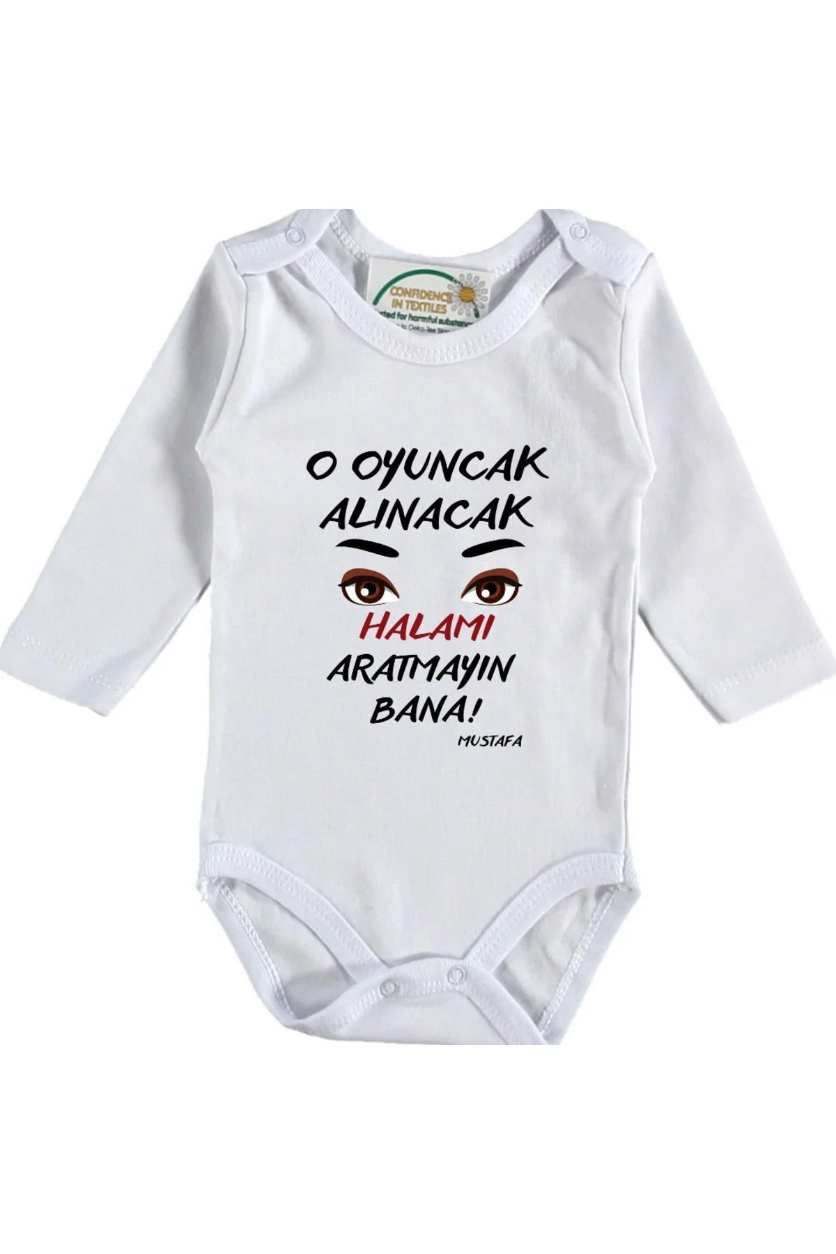 Bu Oyuncak Alınacak Halamı Aratmayın bana Yazılı Bebek Zıbın