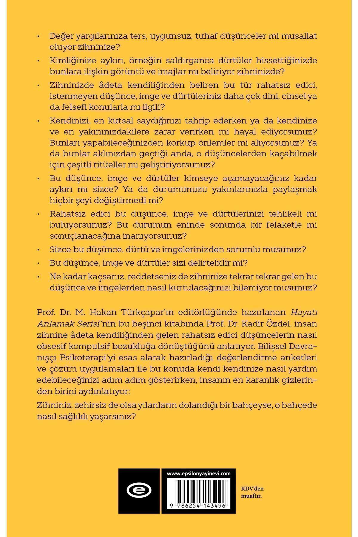 Epsilon Yayınevi Bu Takıntılı Düşüncelerle Ne Yapacağım?