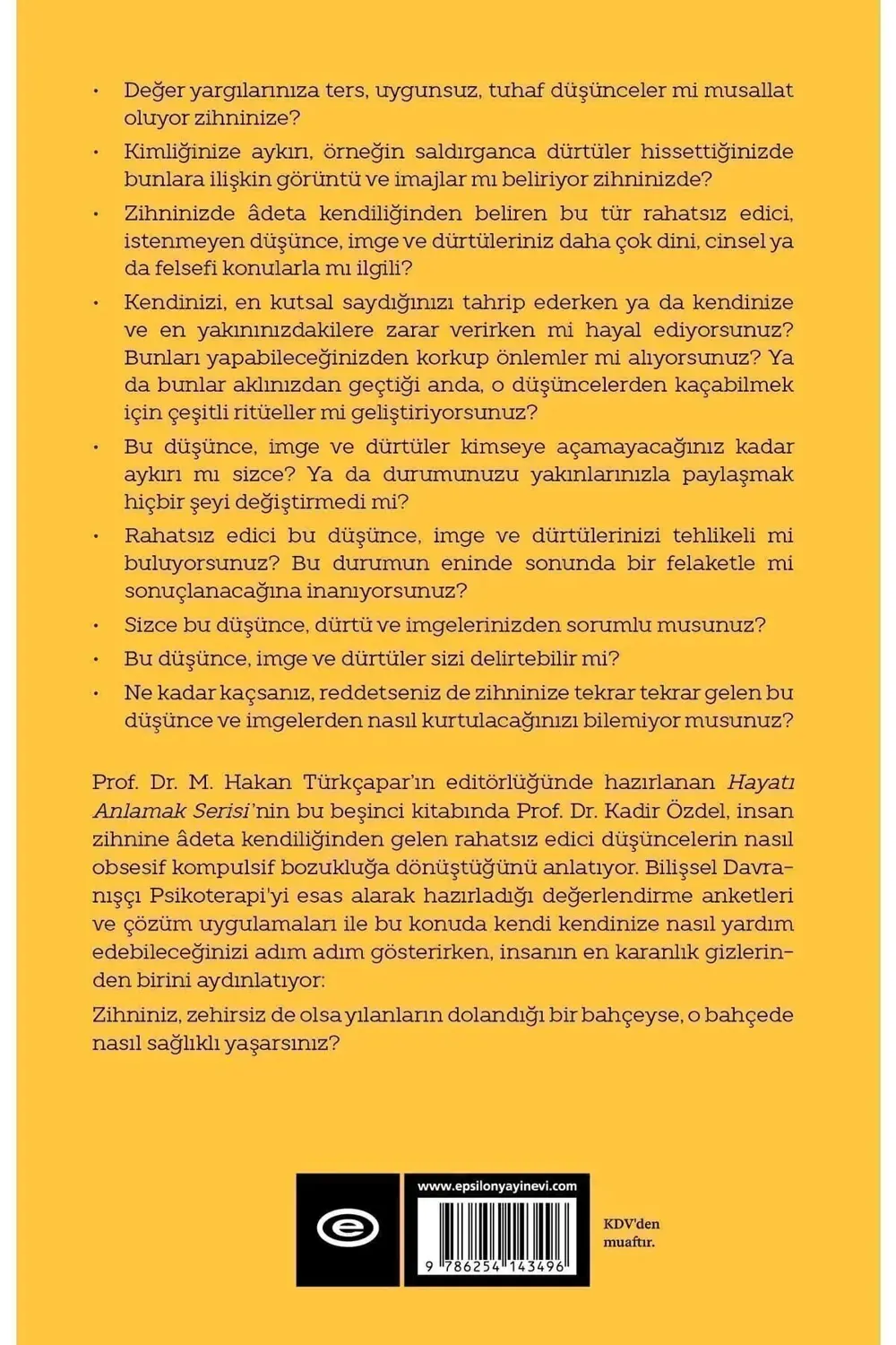 Bu Takıntılı Düşüncelerle Ne Yapacağım?