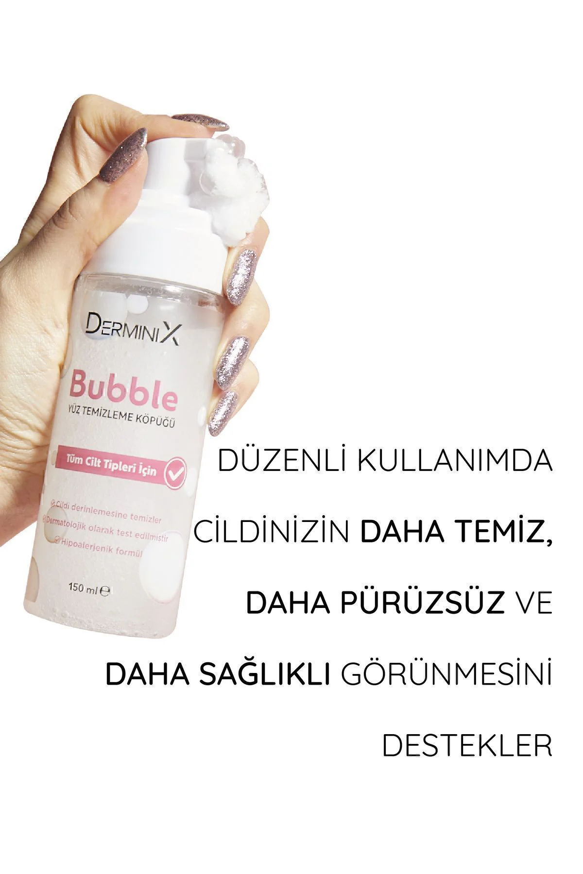 Bubble Cilt Temizleme Köpüğü