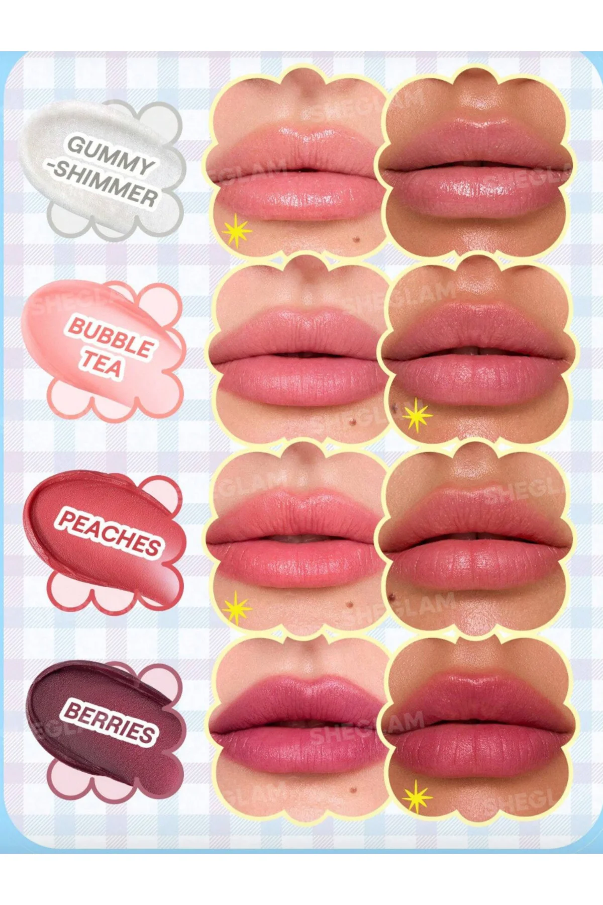 Bubble Kiss Lip Balm-Peaches