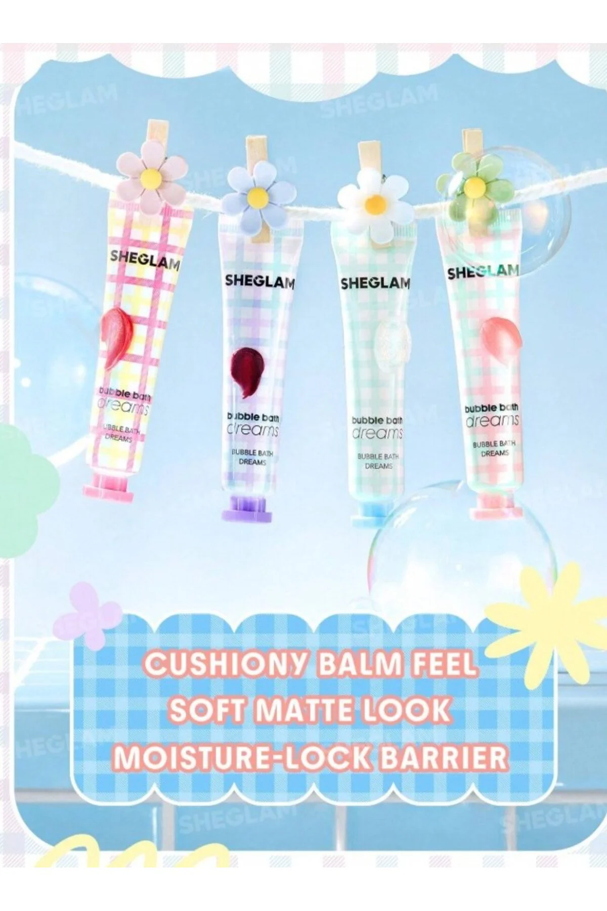Bubble Kiss Renkli Nemlendirici Lip Balm - Islak Bitişli Gloss Et