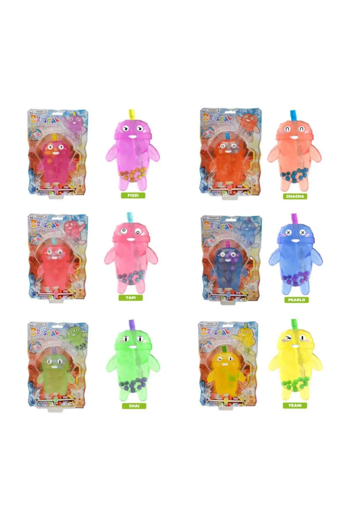 Bubble Tea Crystal Boba Pals Serisi 14 cm