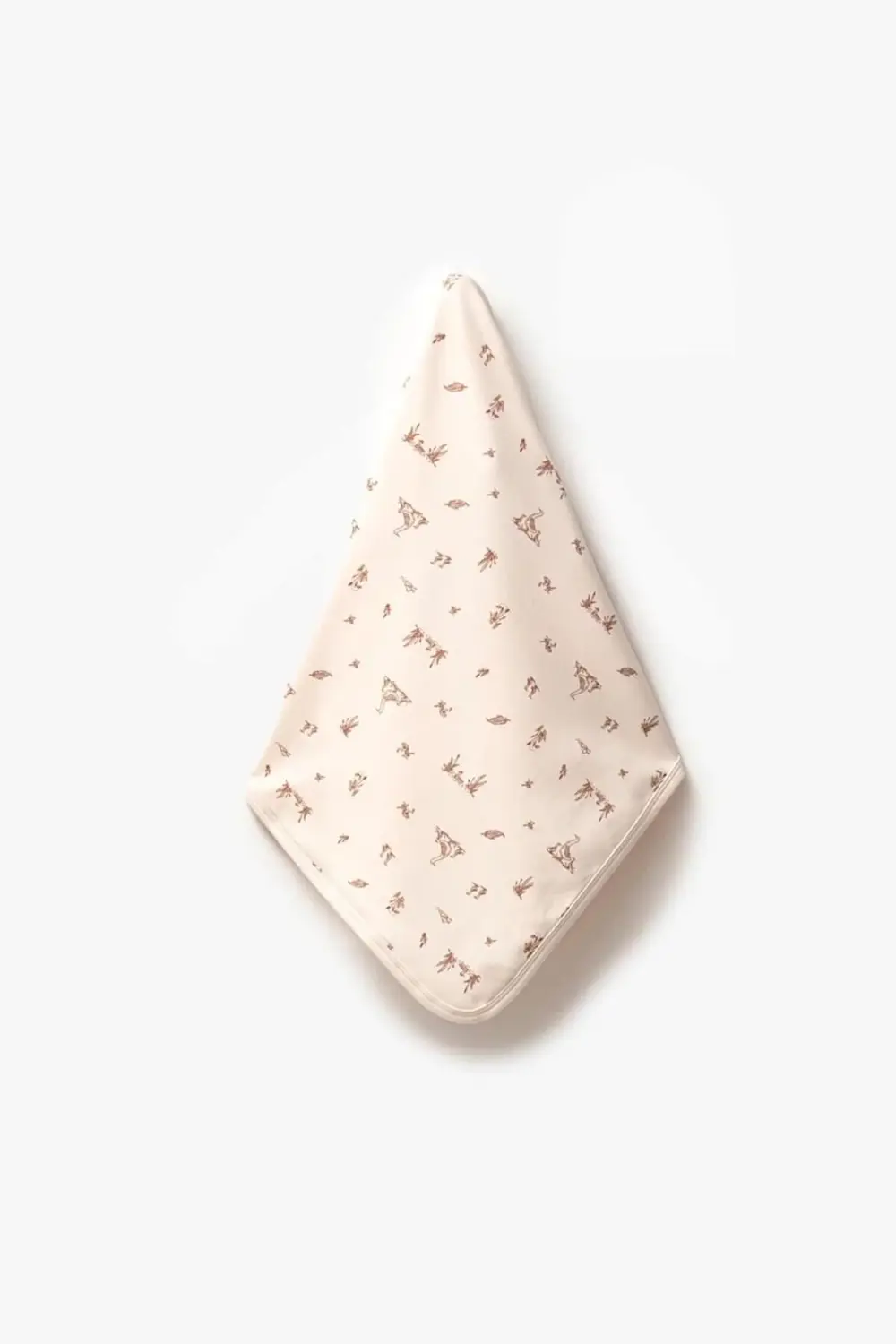 BUBBLES%100 PAMUK BASKILI, ÇİFT KATLI BEBEK BATTANİYESİ (ÖRDEK) 1