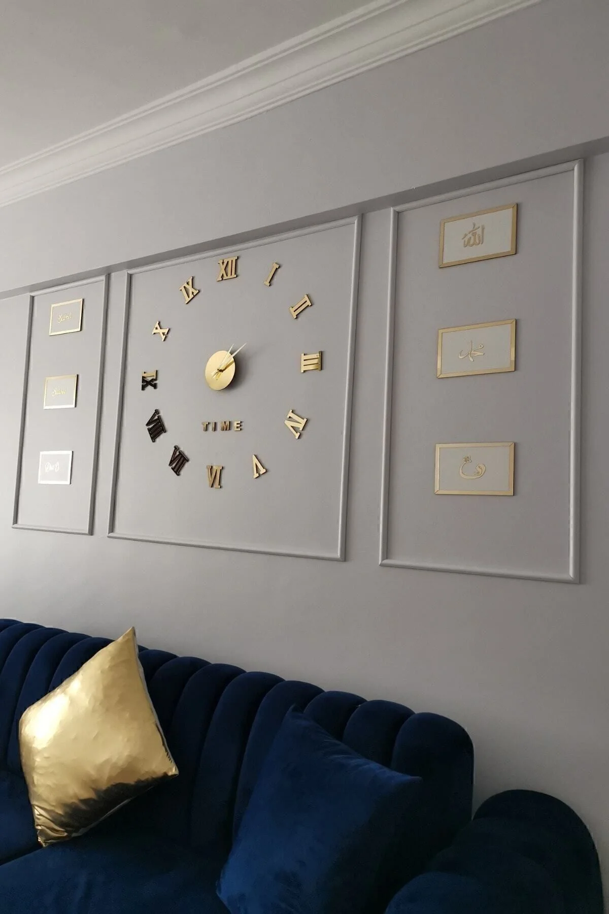 Buboyanabilir 4 Cm Duvar Çıtası 3 Adet Hazır Kesimli Çerçeve Pake