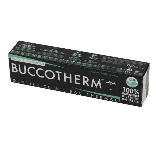 Buccotherm Beyazlatıcı Kömürlü Diş Macunu 75Ml Buccotherm Beyazlatıcı Kömürlü Diş Macunu 75Ml