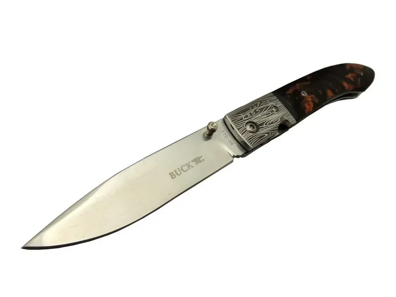 Buck Knives BK-011BK Kamp Çakı 23 cm - Kahverengi  Sap, Kılıflı, Kutulu