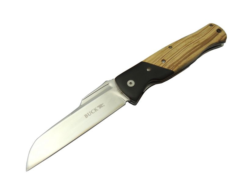 Buck Knives BK-016ZBR Kamp Çakı 23 cm - Ahşap Saplı, Kılıflı, Kut