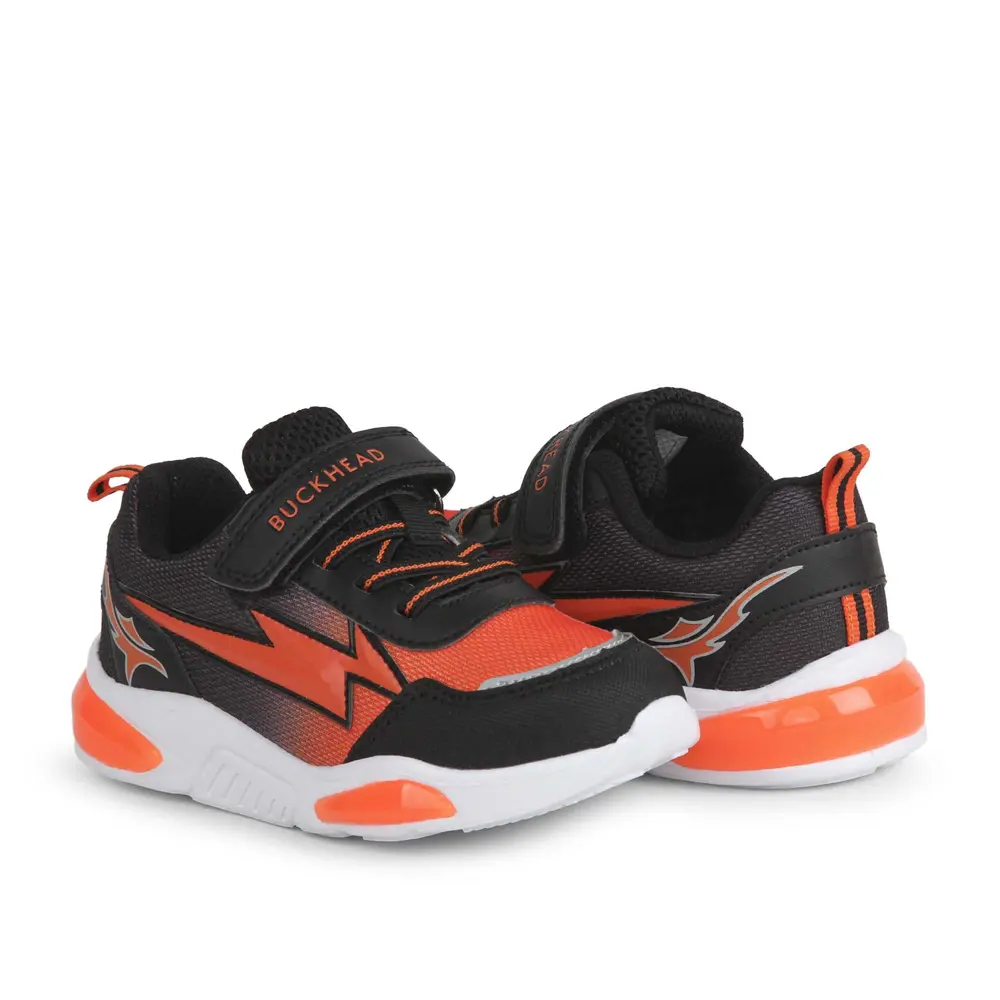 Buckhead Cyrus Işıklı Günlük Çocuk Ayakkabısı BUCK3022Black-Orang Buckhead Cyrus Işıklı Günlük Çocuk Ayakkabısı BUCK3022Black-Orang