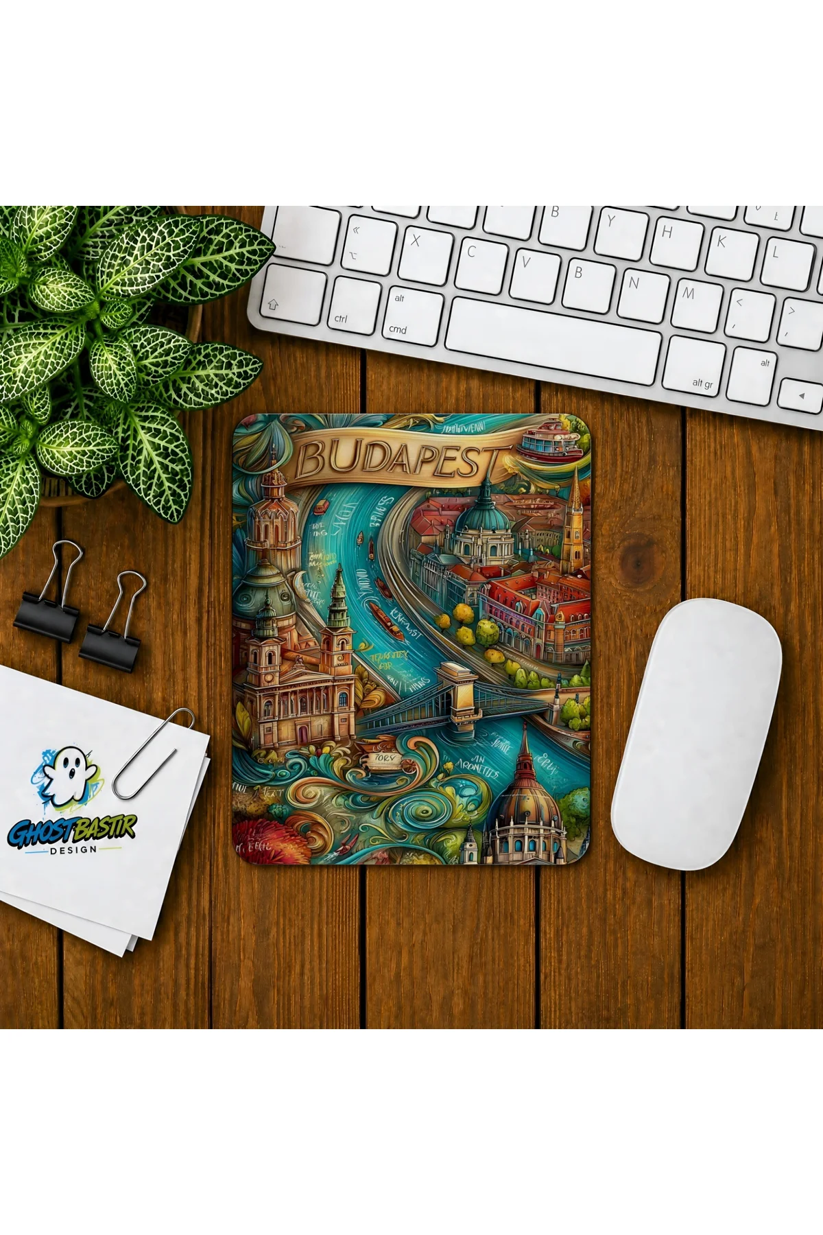 Budapeşte Baskılı Oyuncu Mousepad 041