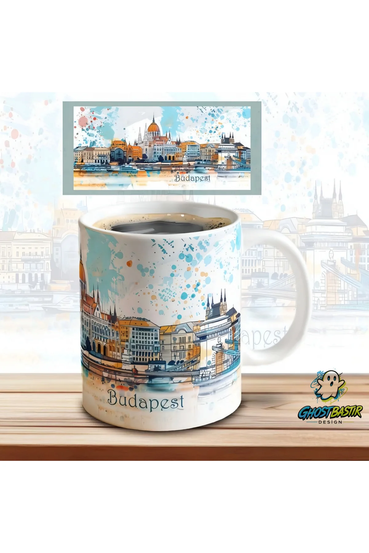 Budapeşte Kupa Bardak | Tek Adet K0172