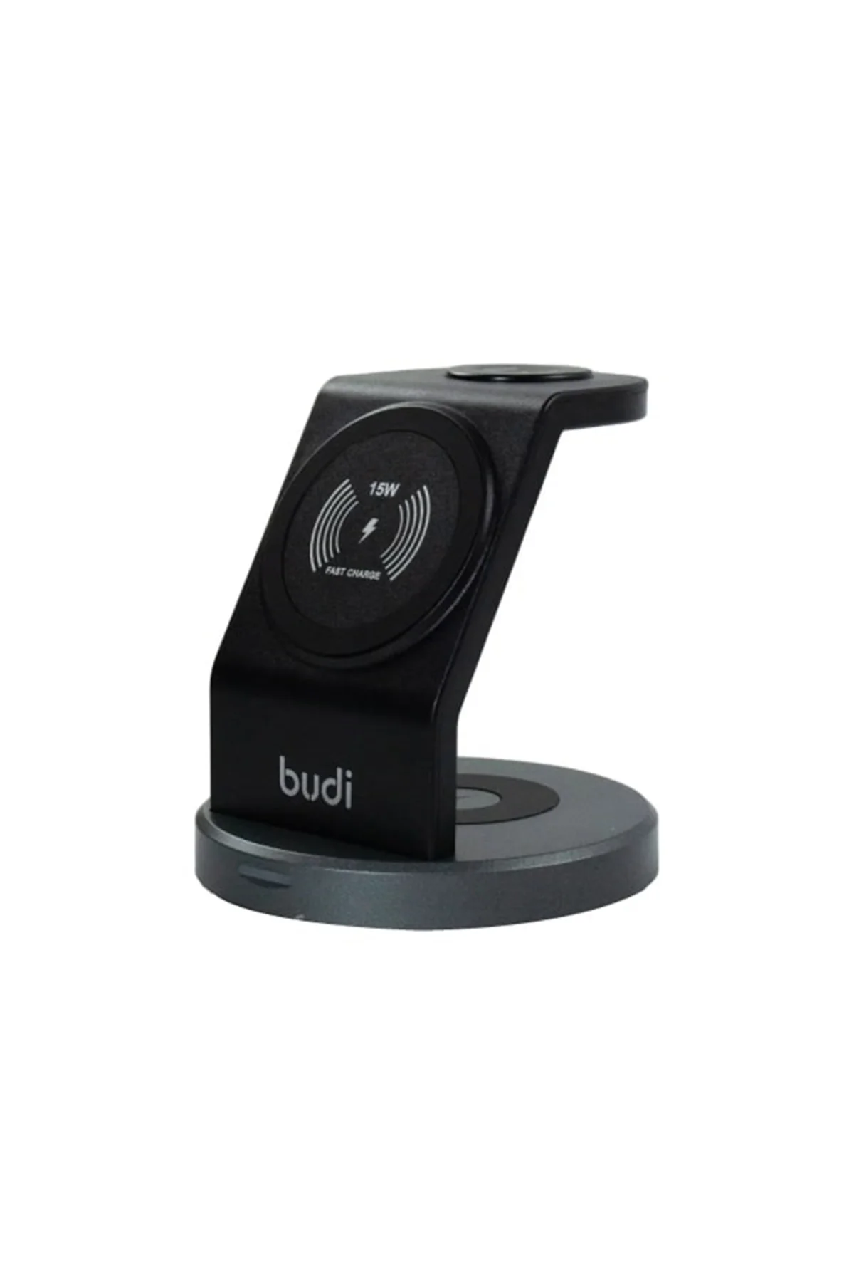 Budi 3-in-1 Kablosuz Şarj Ünitesi | Telefon, Kulaklık Ve Apple Wa