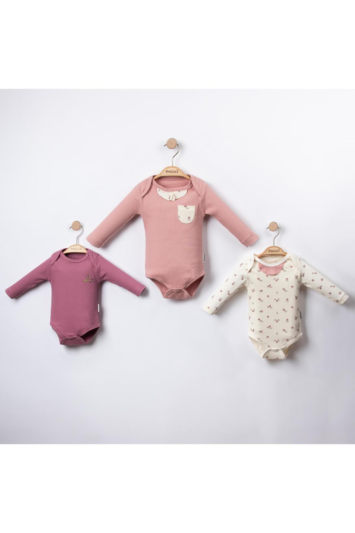 Necix's Budva Flowers Kiz Bebek Badi 3 Adet