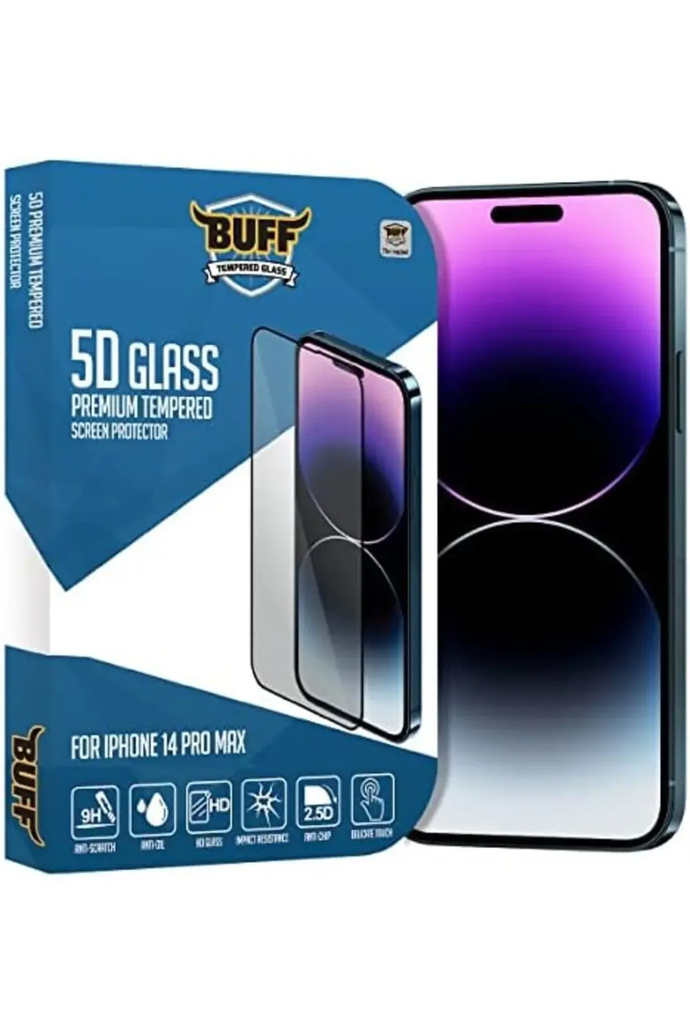 Buff 14 Pro Max 5D Glass Ekran Koruyucu 395519