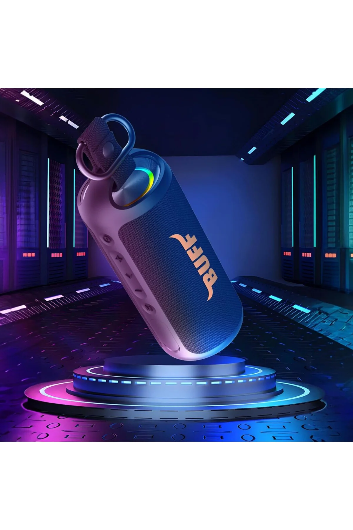 Buff BF22 Taşınabilir IPX7 Su Geçirmez RGB Işıklı Kablosuz Blueto Buff BF22 Taşınabilir IPX7 Su Geçirmez RGB Işıklı Kablosuz Blueto