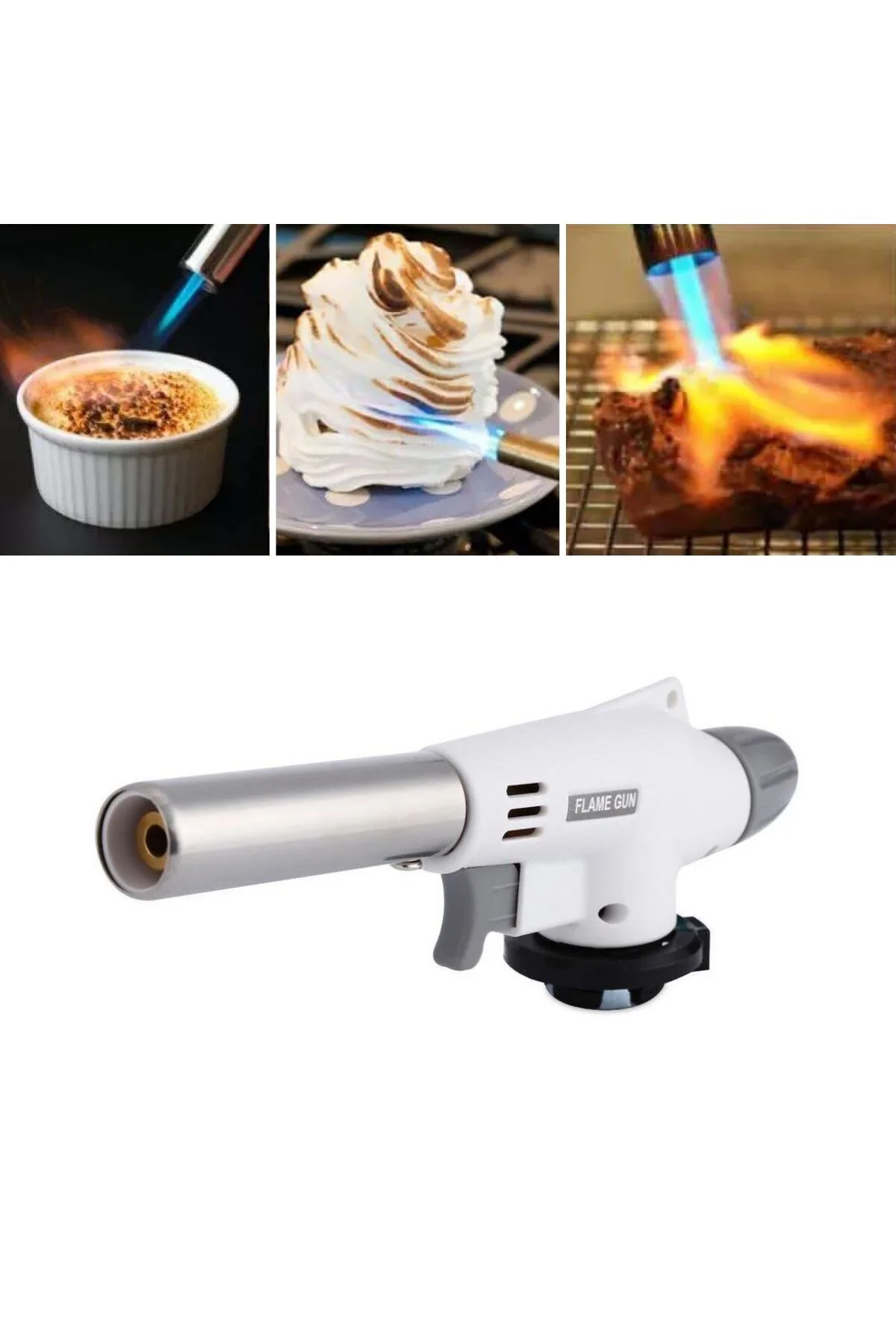 BUFFER®  1300°C Çok Amaçlı Gaz Torch Çakmak - Mutfak, Mangal, Leh
