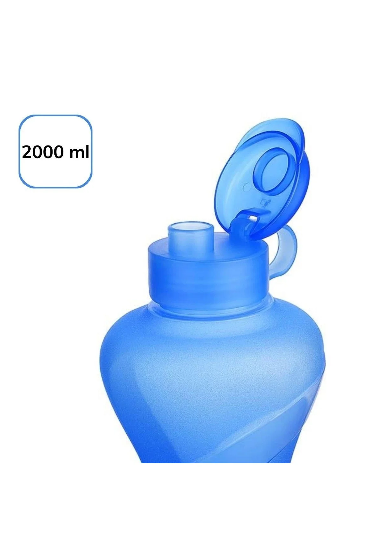 BUFFER® 2000ML Kapasiteli Sporcu Tipi Suluk Pratik El Matarası TP