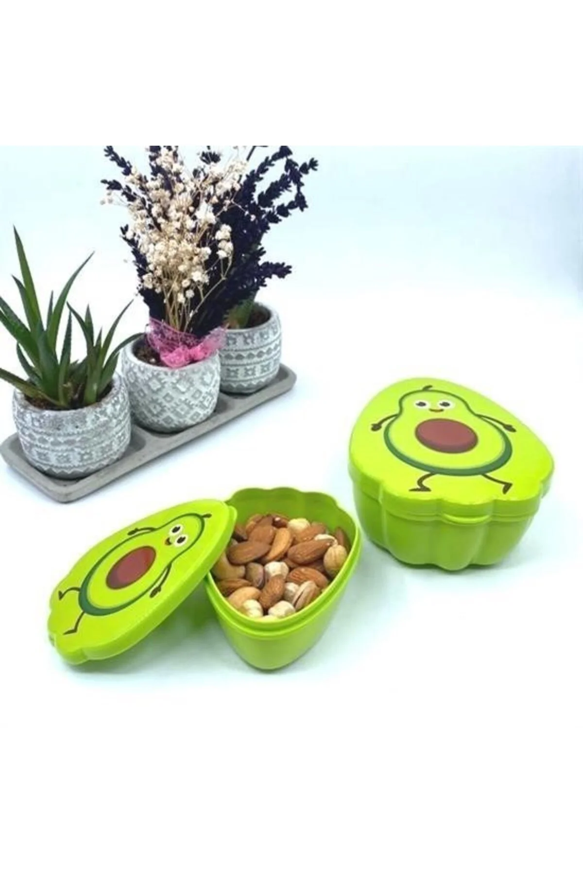 BUFFER® 2'li İç İçe Geçebilen Avokado Model Saklama ve Beslenme K