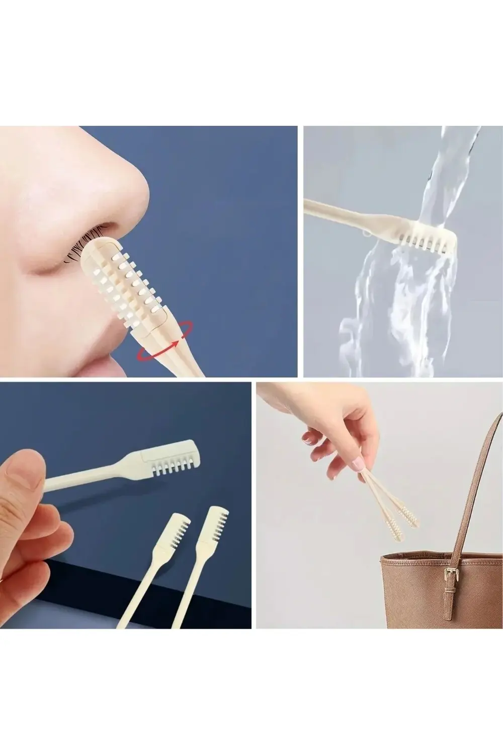 BUFFER® 2'Si Bir Arada 2 Parça Kutulu Burun Kıl Alma ve Kulak Tem