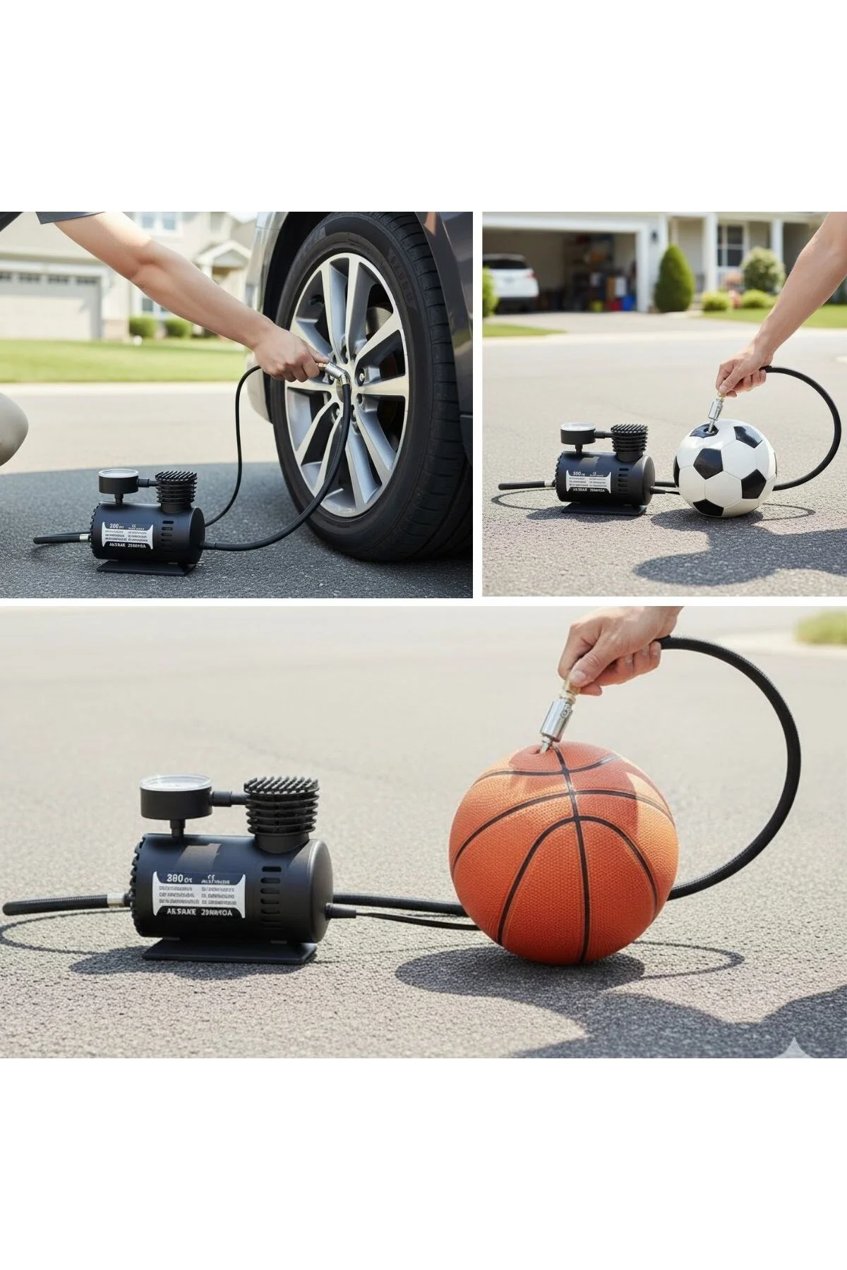 BUFFER® 300 PSI Güçlü Taşınabilir Hava Kompresörü–Araba, Motosikl
