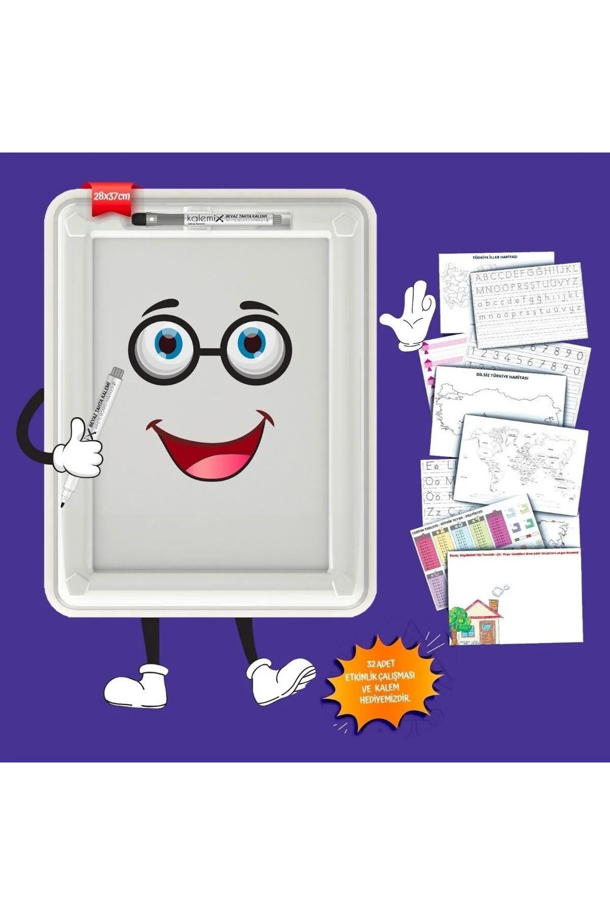 Buffer 32 Farklı Etkinlikli Kalem ve Silgi Hediyeli Eğitici Sihir