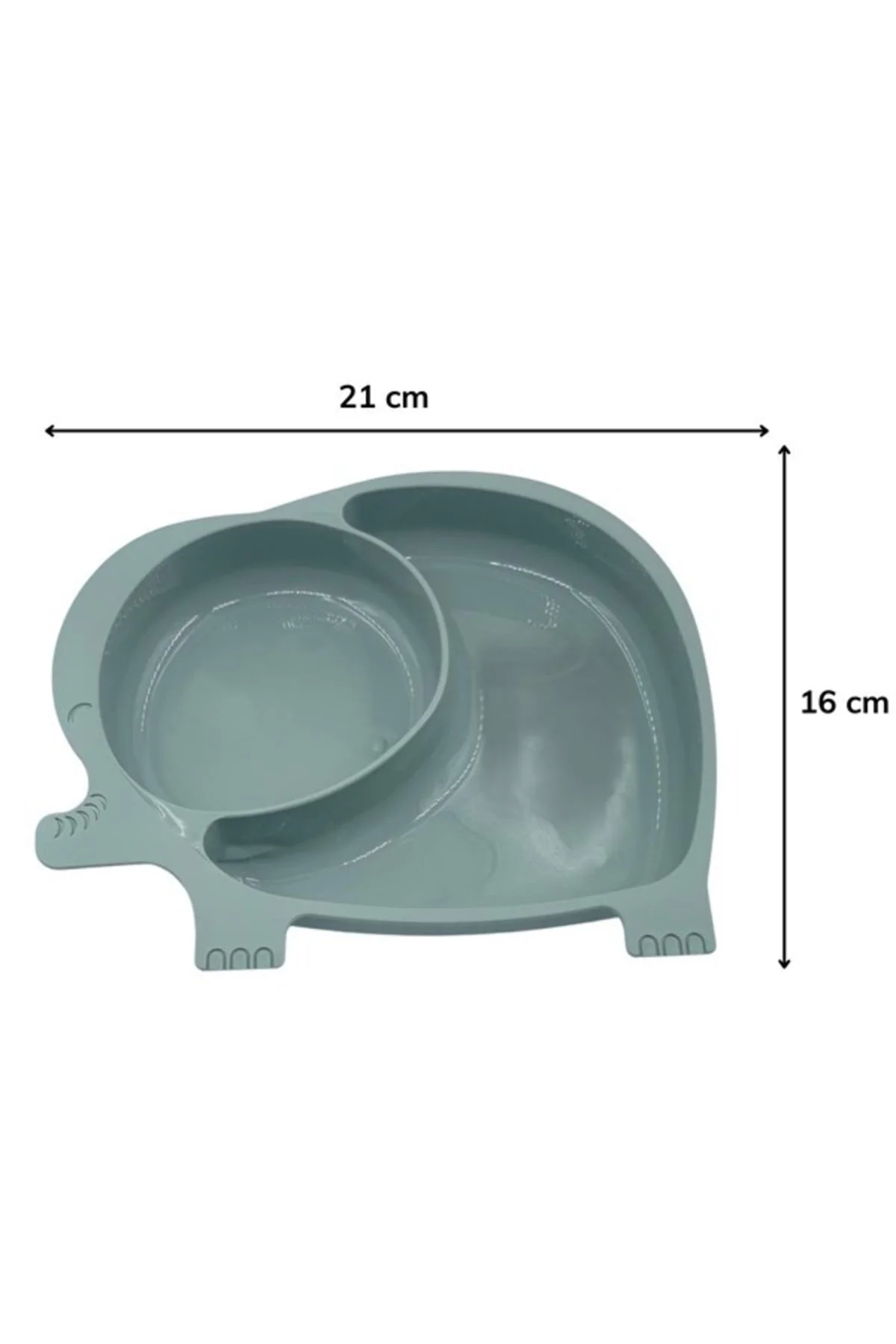 BUFFER® Bebek ve Çocuk için Sevimli Fil Model Desenli Yemek Bebek