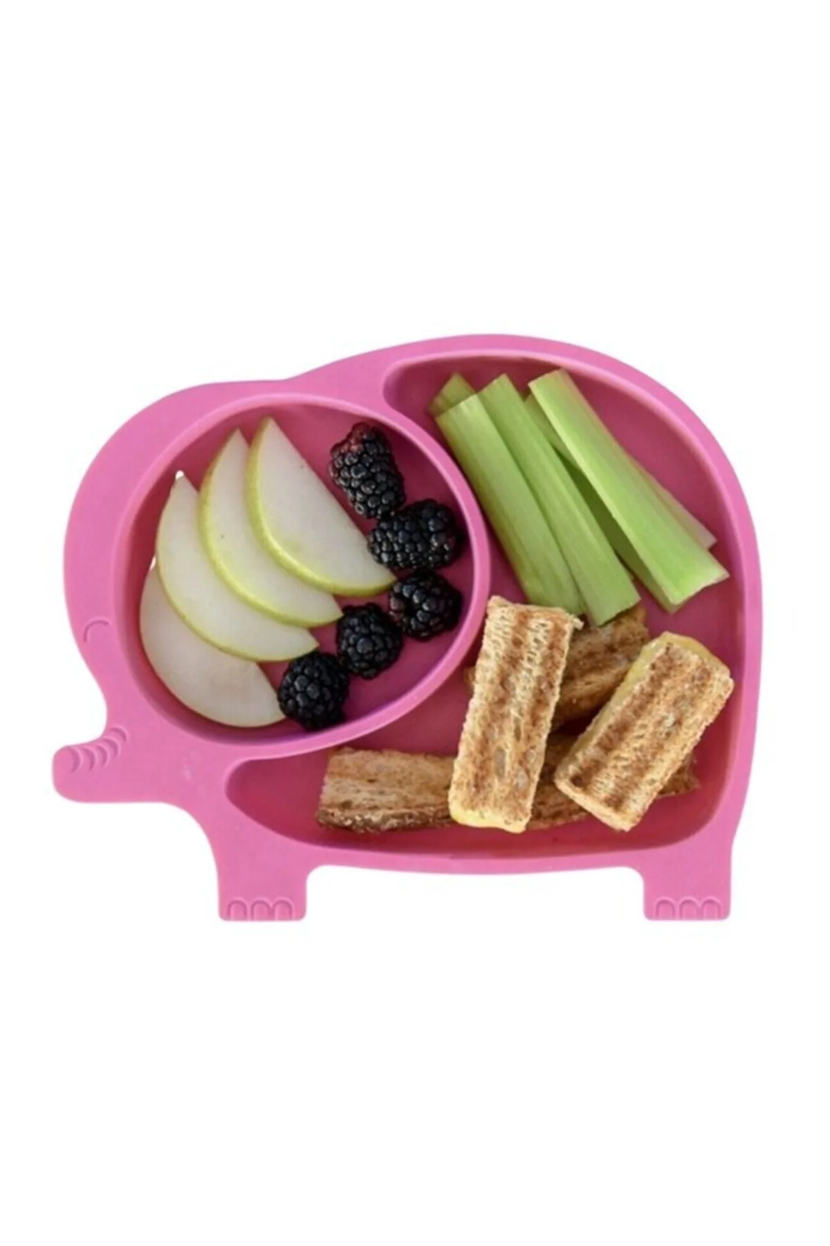 BUFFER® Bebek ve Çocuk için Sevimli Fil Model Desenli Yemek Bebek