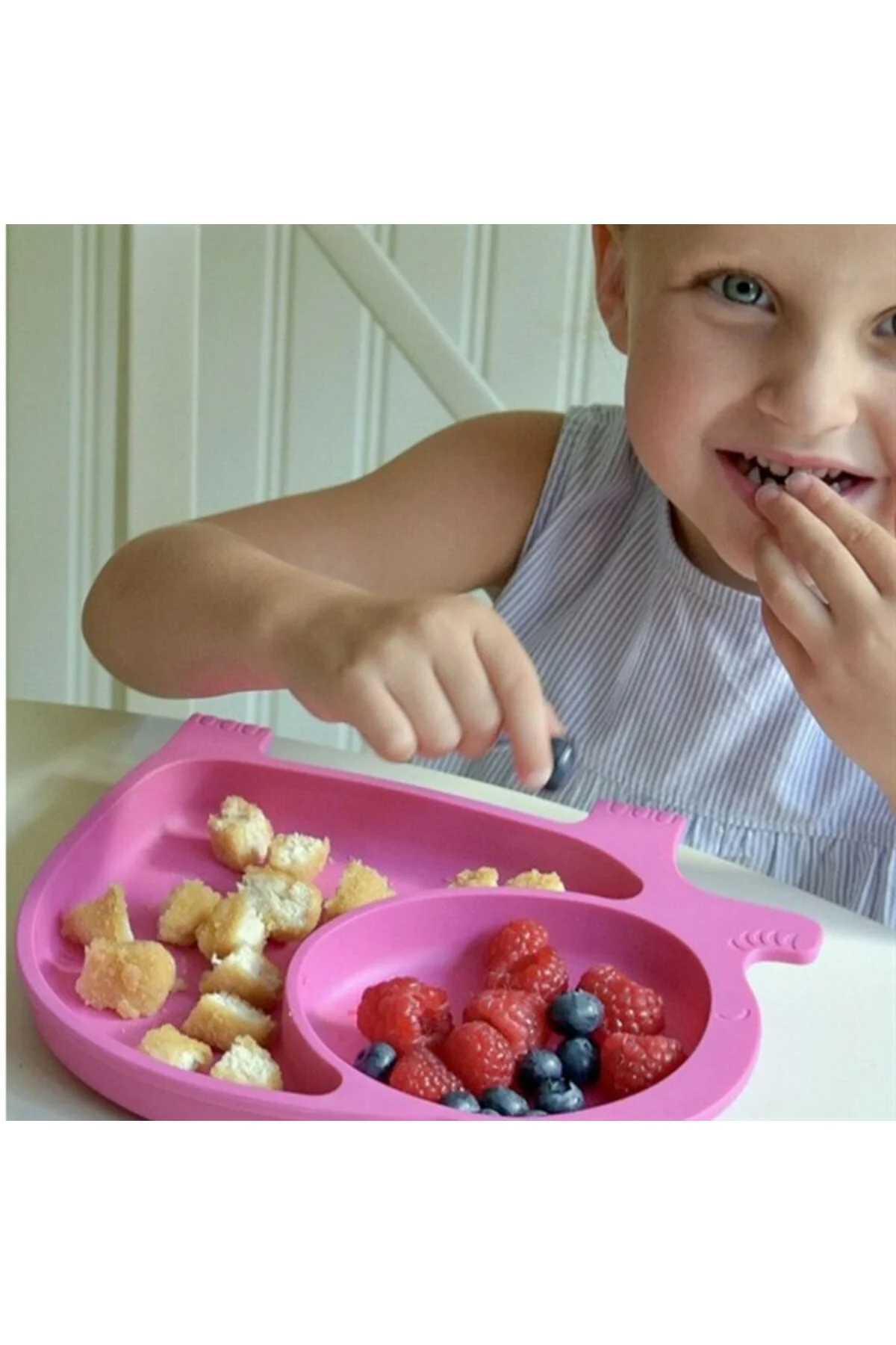 BUFFER® Bebek ve Çocuk için Sevimli Fil Model Desenli Yemek Bebek