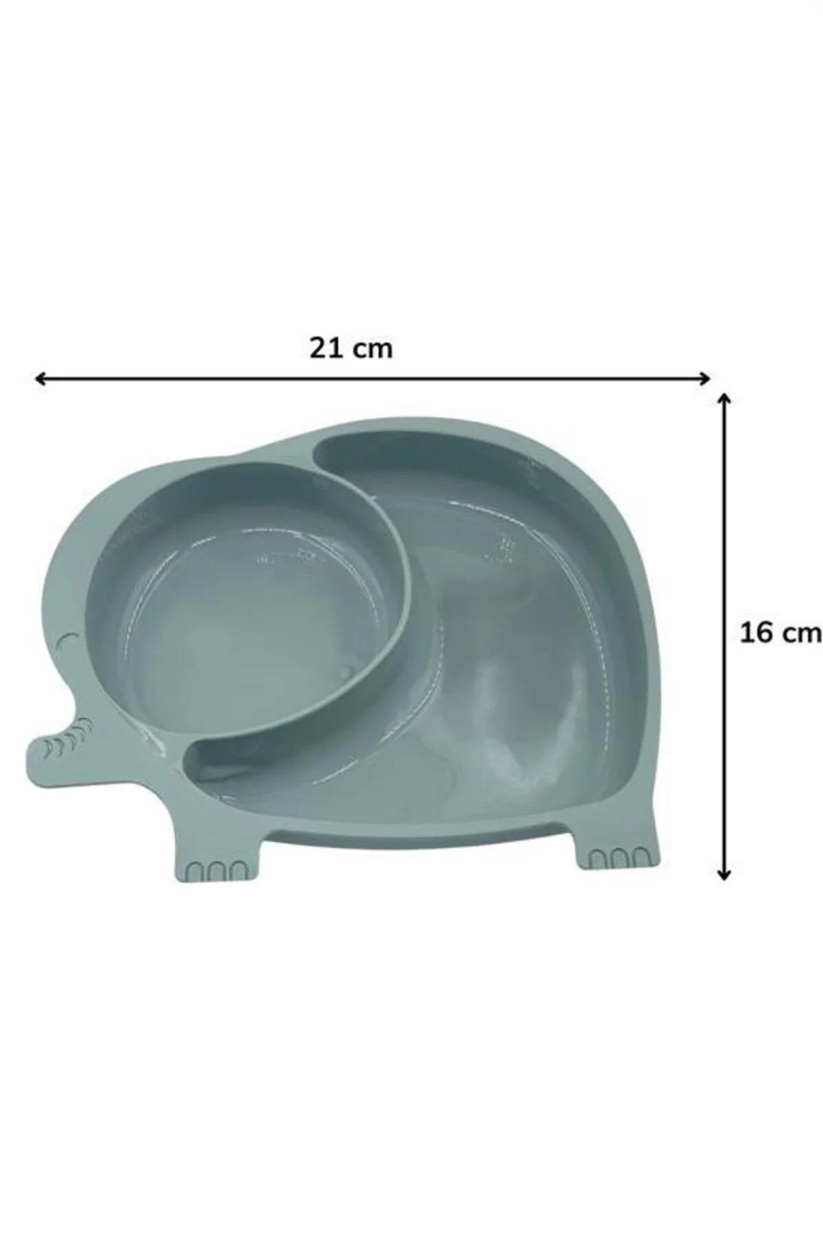 BUFFER® Bebek ve Çocuk için Sevimli Fil Model Desenli Yemek Bebek