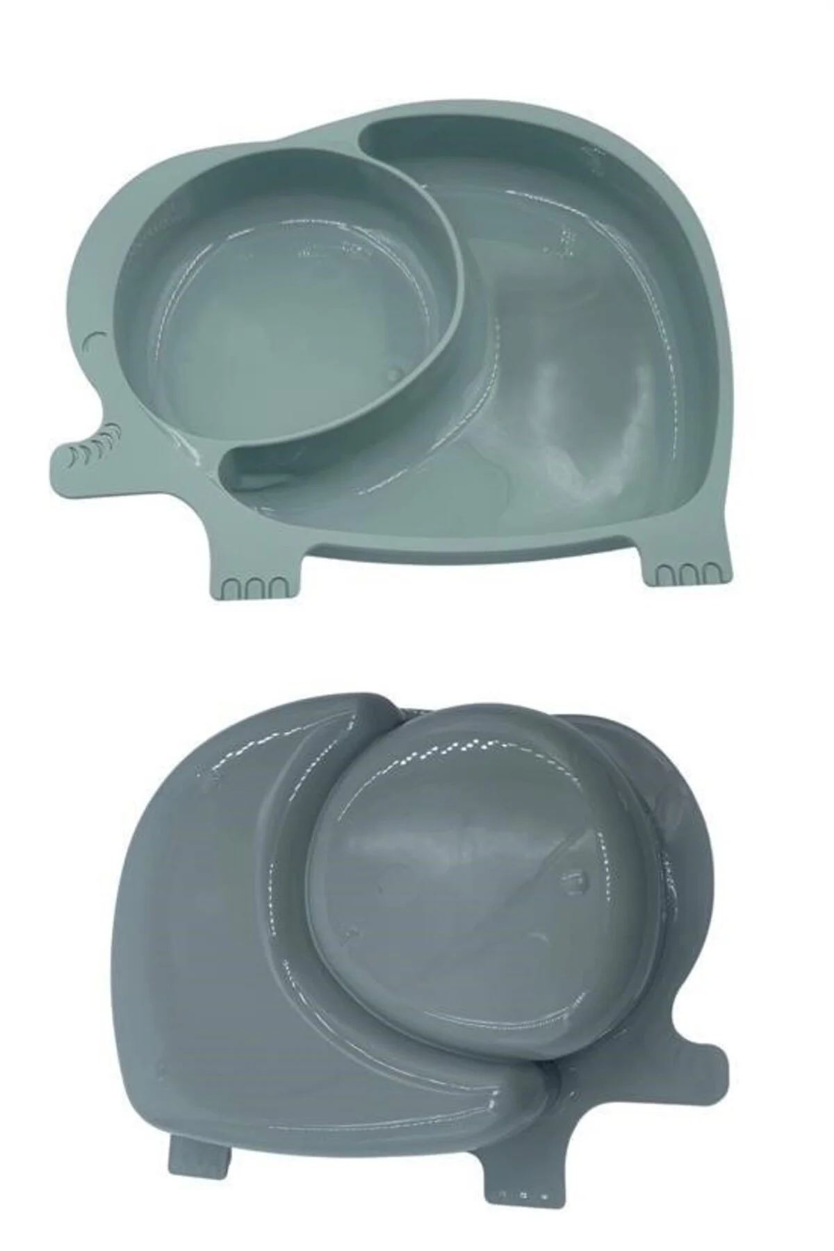 BUFFER® Bebek ve Çocuk için Sevimli Fil Model Desenli Yemek Bebek