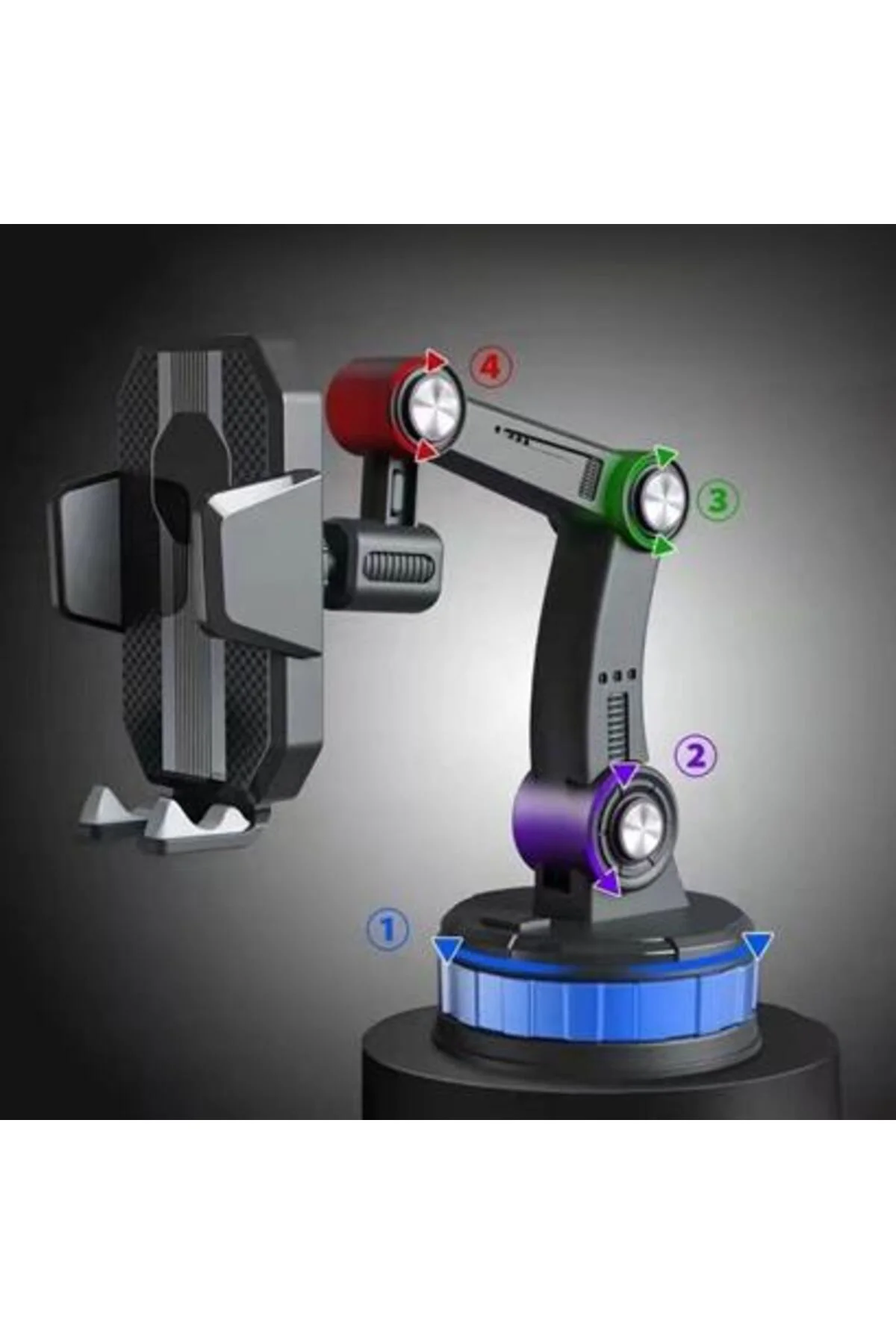 BUFFER® Jel Vantuzlu Cama Takılabilen Güçlü 360 Derece Dönebilen 