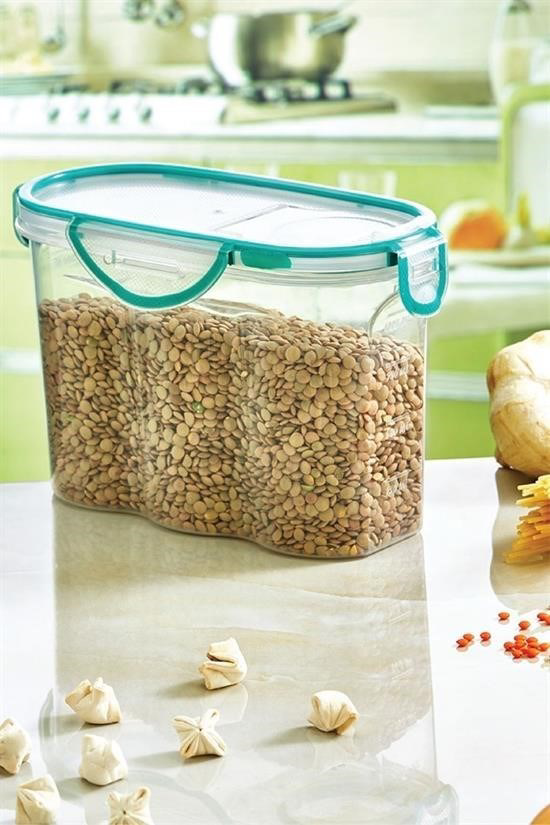 BUFFER® Kilitli Kapaklı Contalı Hava,Su Sıvı Geçirmez 1,7 Litre E
