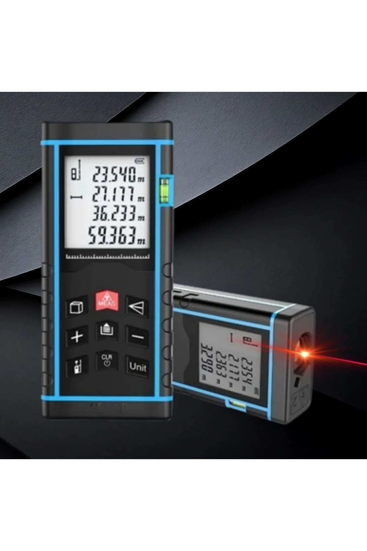 BUFFER® Profesyonel 40 Metre Dijital Lazer Metre Ölçüm Cihazı-LCD
