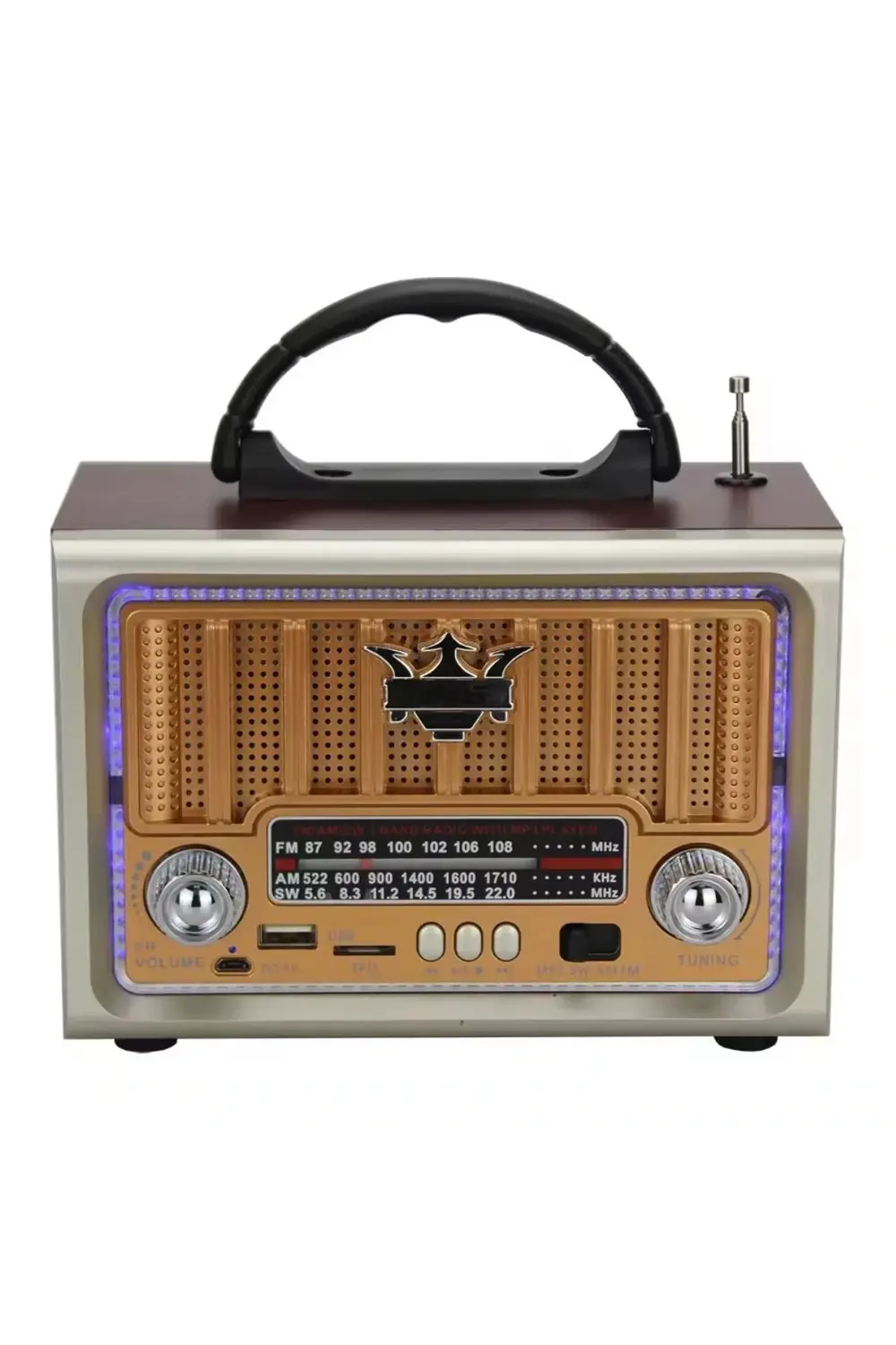 Buffer® Taşınabilir Klasik Am/Fm/Sw Retro Nostaljik Radyo