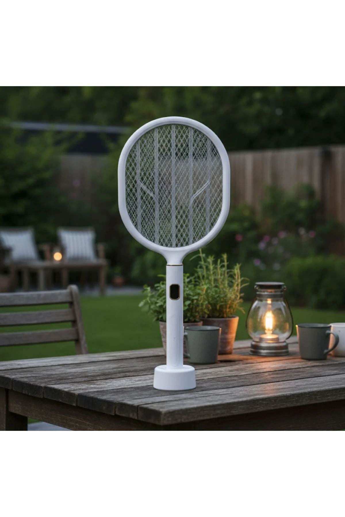 BUFFER® USB Şarjlı Beyaz Renk Kendiliğinden Standlı Şarj Gösterge