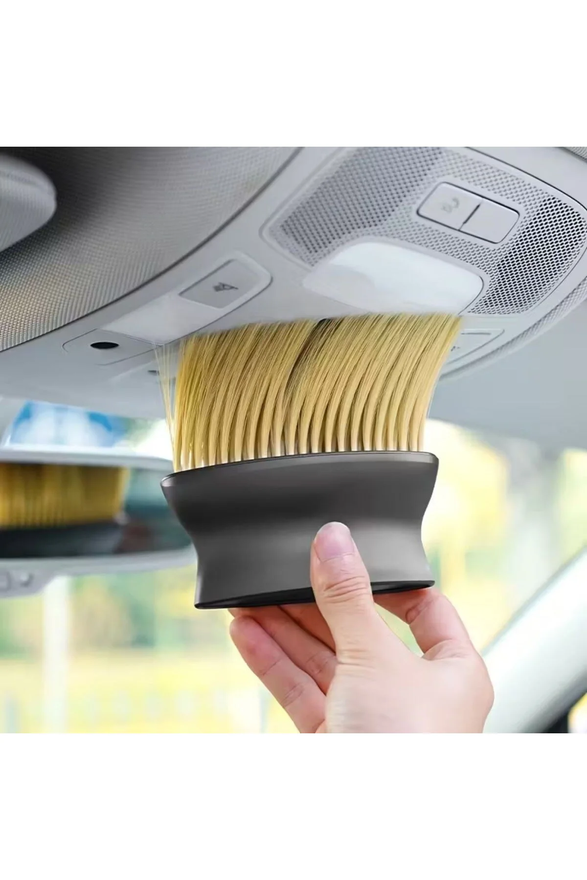 BUFFER® Yumuşak Kıllı ve Ergonomik Saplı Araç İçi Detaylı Toz Tem