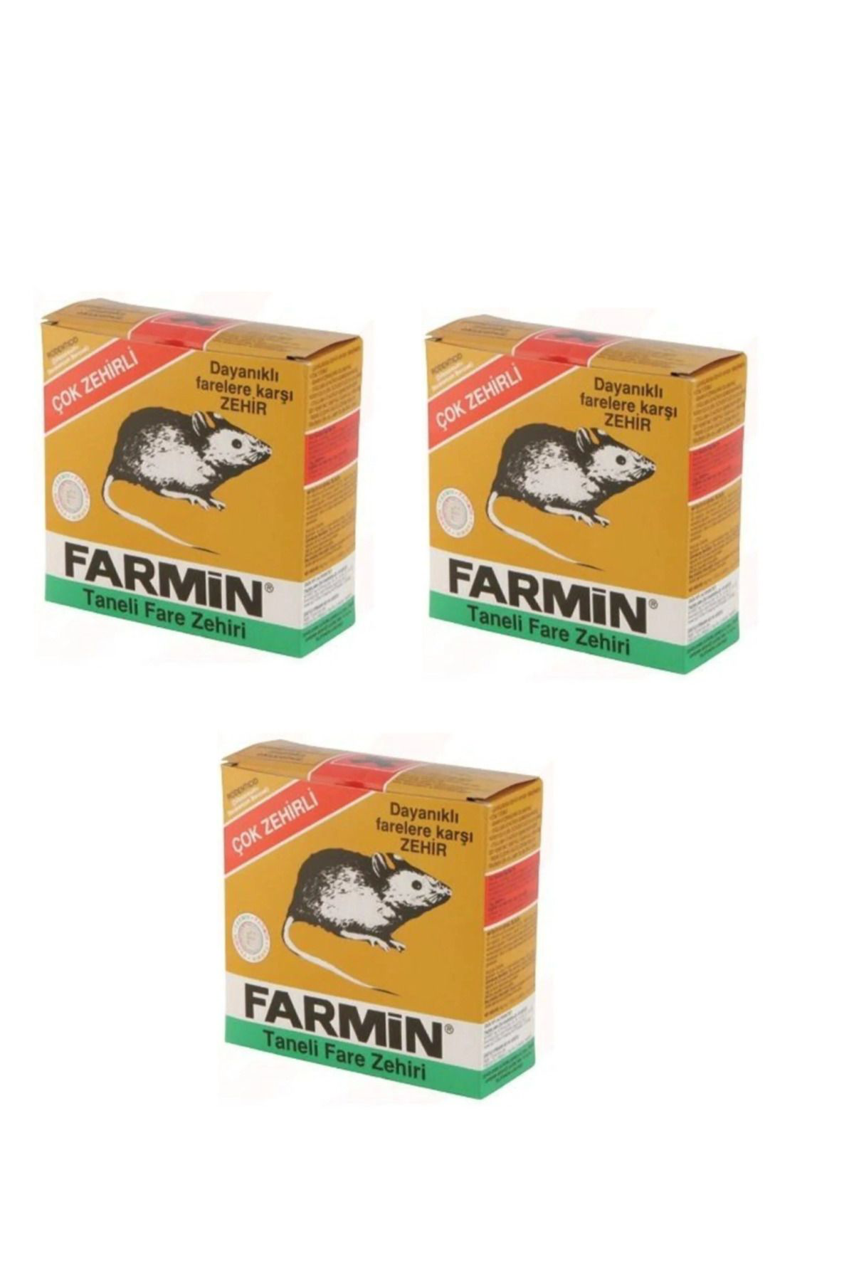 Farmin Buğday Fare Zehiri 250 Gr X3 Adet