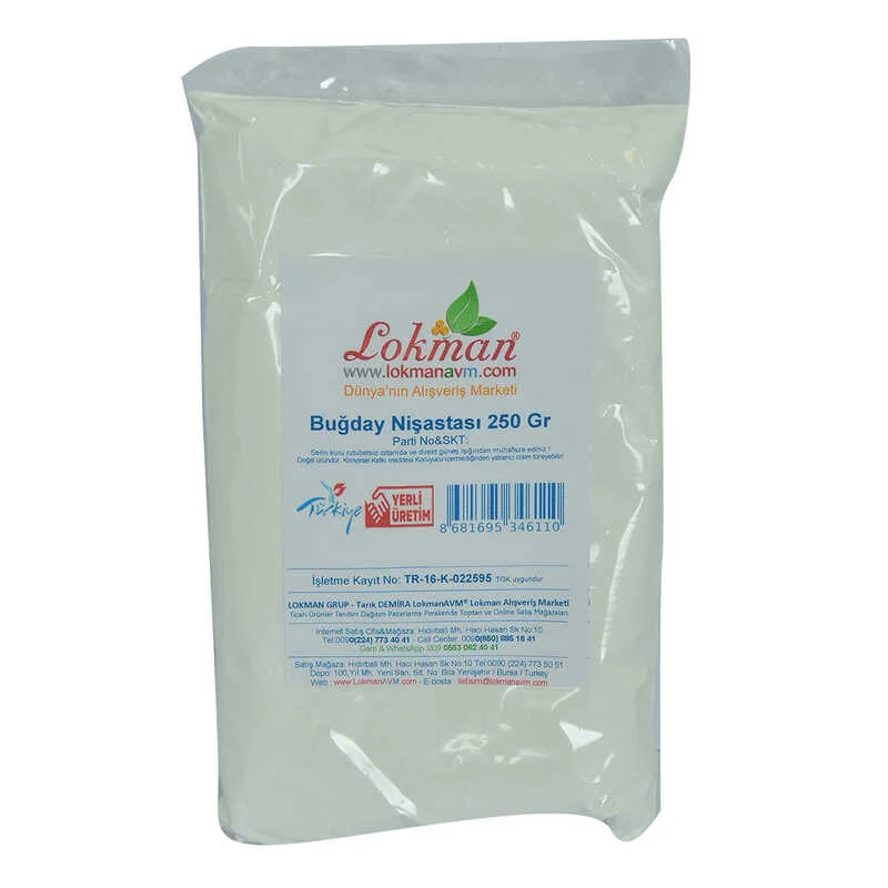 Buğday Nişastası 250 Gr Paket